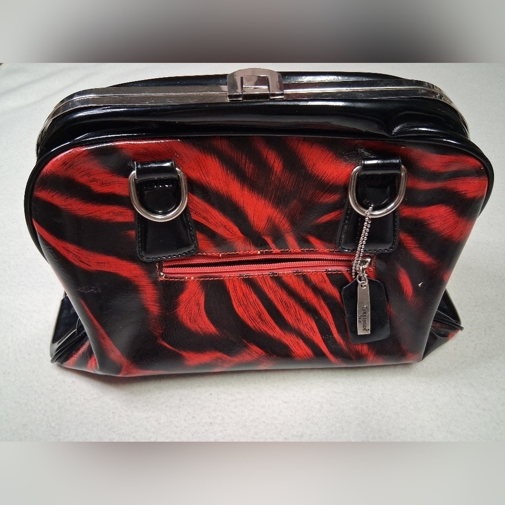 Doctor Style Y2K Red and Black Women's Bag